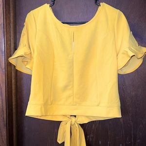 Ruffle Short Sleeve Shirt